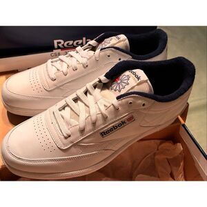 Reebok White Sneakers Club C Classic Men Size 9